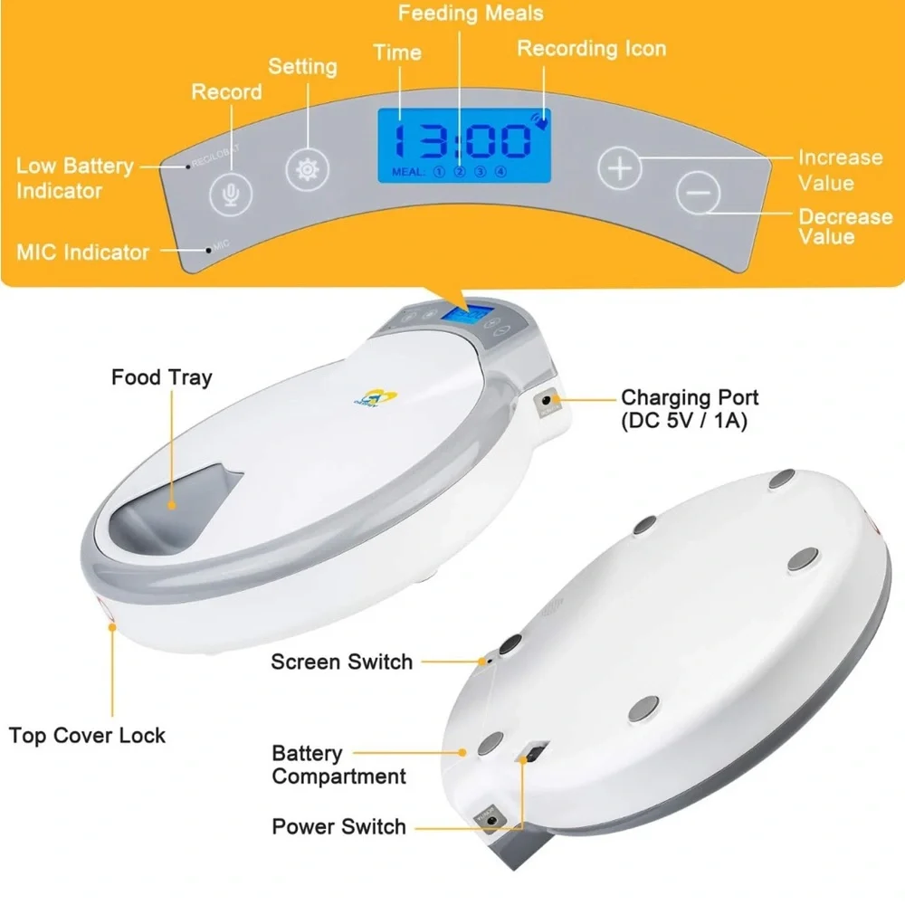 Casufy Automatic Pet Feeder